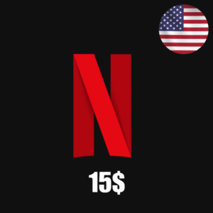Carte cadeau Netflix 15$ – États-Unis