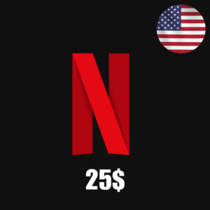 Carte cadeau Netflix 25$ – États-Unis