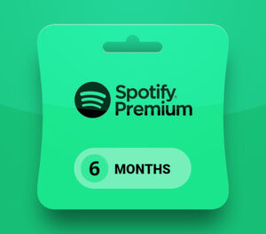 Carte Cadeau Spotify Premium 6 Mois – France