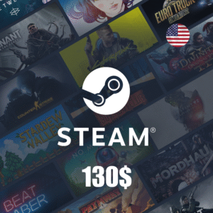 Steam Gift Card $130 US Activation Code