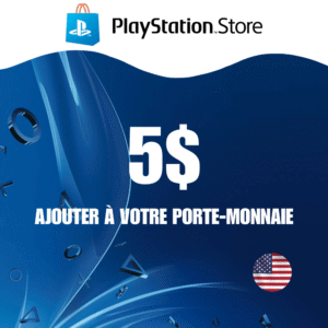 Carte PlayStation Network 5$ – États-Unis
