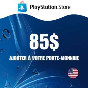Carte PlayStation Network 85$ – Etats-Unis