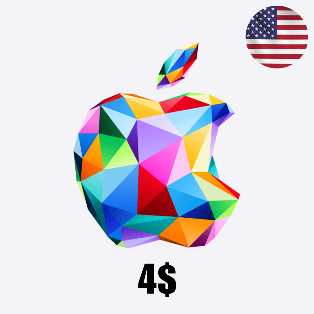 Carte Cadeau Apple 4 $ – États-Unis