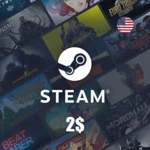 Carte cadeau Steam 2$ – États-Unis