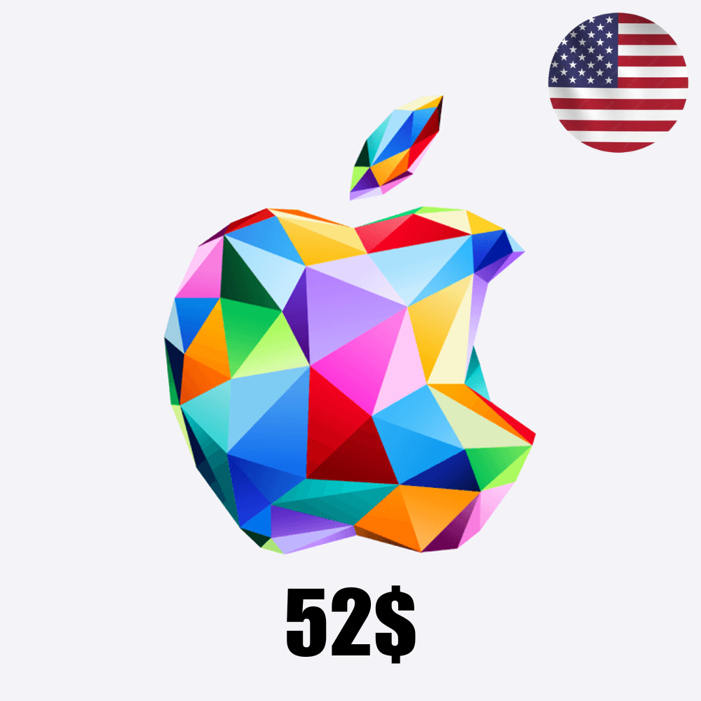 Carte Cadeau Apple 52 $ – États-Unis