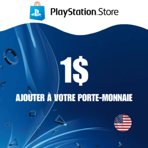Carte PlayStation Network 1$ – Etats-Unis