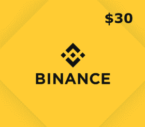 Carte Cadeau Binance 30 $ (convertie en USDT)