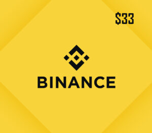 Carte Cadeau Binance 33 $ – Convertie en USDT