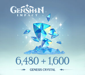 Genshin Impact – 6 480 + 1 600 Primo-Gemmes – Global