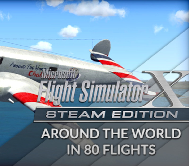 Microsoft Flight Simulator X: Edition Around The World In 80 Flights Add On – PC Steam (Global)