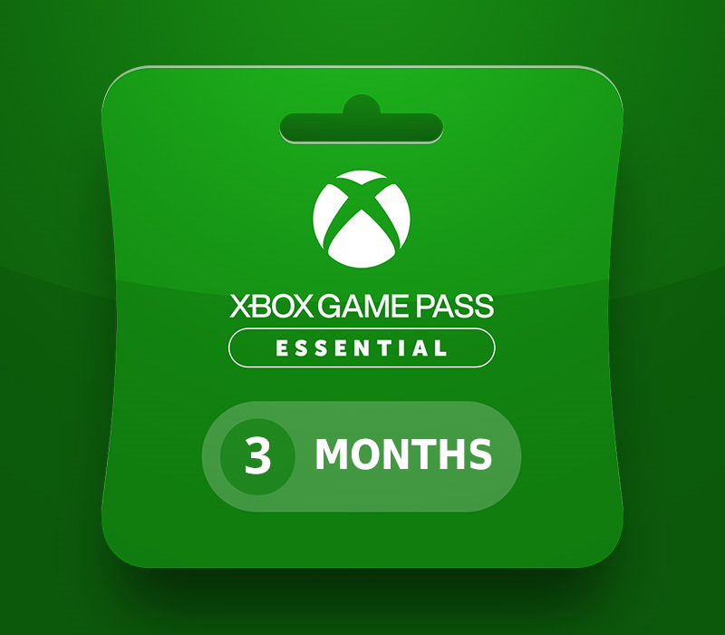 Xbox Game Pass Essential 3 Mois - Europe
